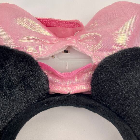 Disney Parks Womens Pink Bow Light Up Minnie Mouse Ears Headband - Picture 3 of 8
